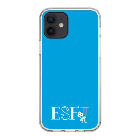 Slim Protection Case［ Original - ESFJ Consul - Alphabet - Blue ］