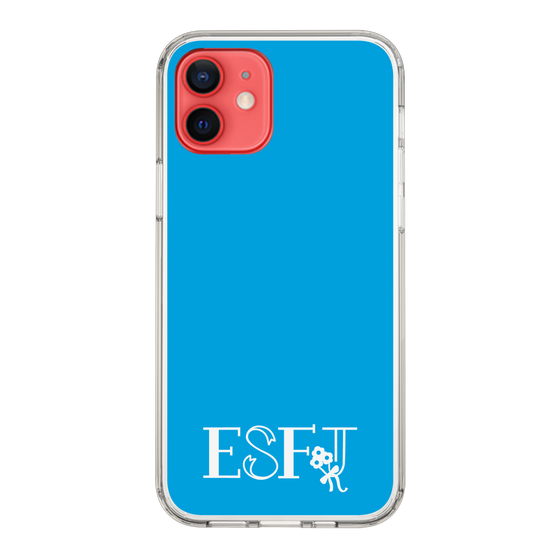 Slim Protection Case［ Original - ESFJ Consul - Alphabet - Blue ］