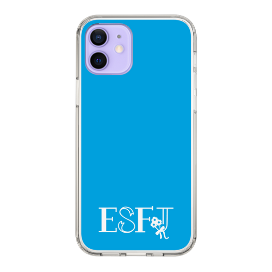 Slim Protection Case［ Original - ESFJ Consul - Alphabet - Blue ］