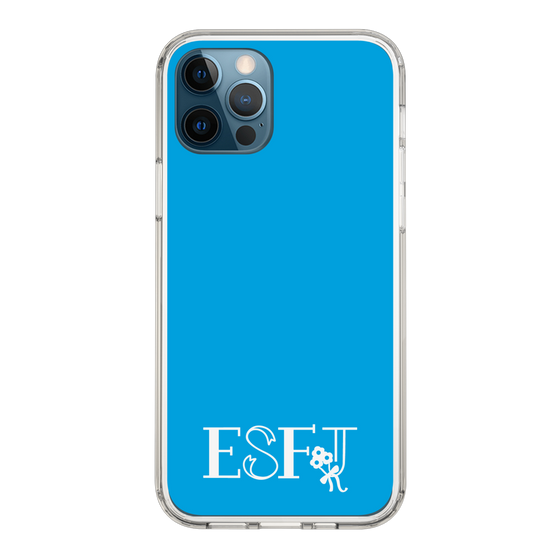 Slim Protection Case［ Original - ESFJ Consul - Alphabet - Blue ］