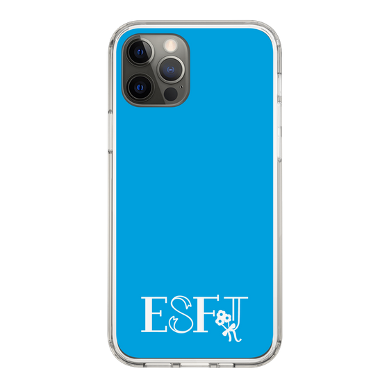 Slim Protection Case［ Original - ESFJ Consul - Alphabet - Blue ］