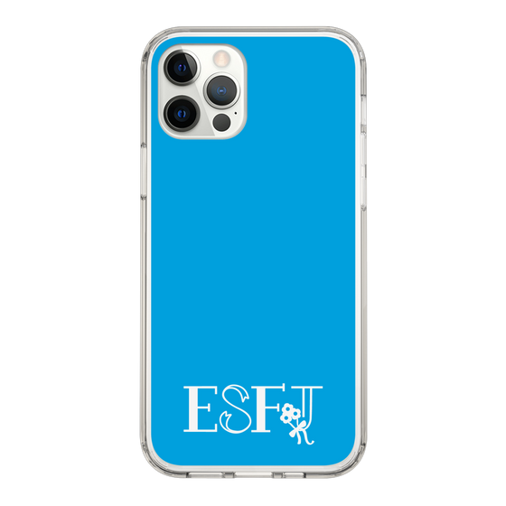 Slim Protection Case［ Original - ESFJ Consul - Alphabet - Blue ］