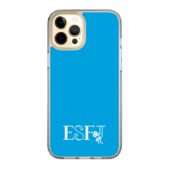 Slim Protection Case［ Original - ESFJ Consul - Alphabet - Blue ］