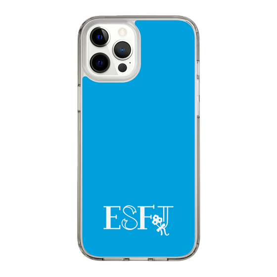 Slim Protection Case［ Original - ESFJ Consul - Alphabet - Blue ］
