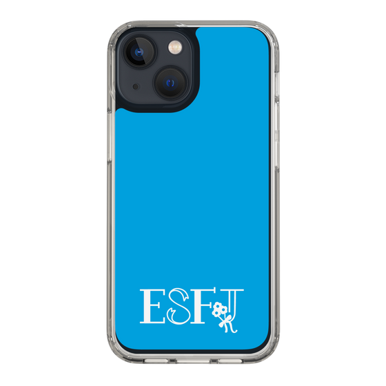 Slim Protection Case［ オリジナル - ESFJ 領事 - アルファベット - Blue ］
