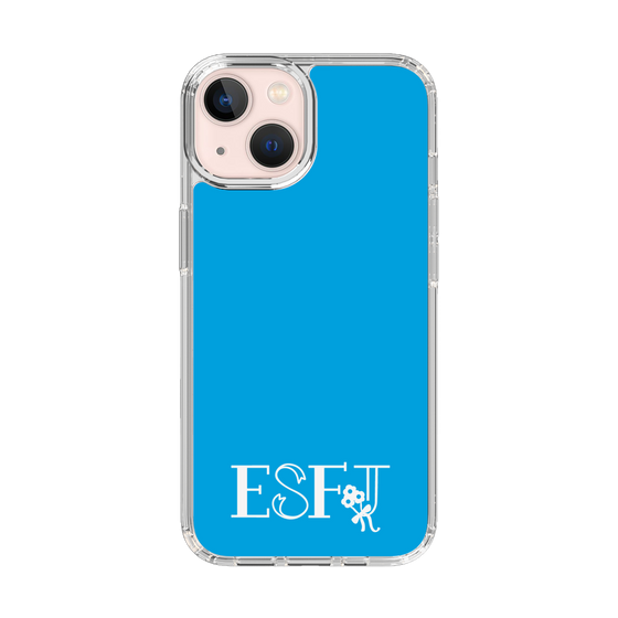 Slim Protection Case［ Original - ESFJ Consul - Alphabet - Blue ］