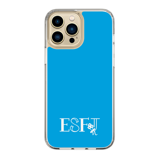 Slim Protection Case［ Original - ESFJ Consul - Alphabet - Blue ］