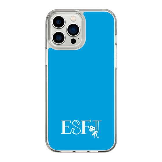 Slim Protection Case［ Original - ESFJ Consul - Alphabet - Blue ］