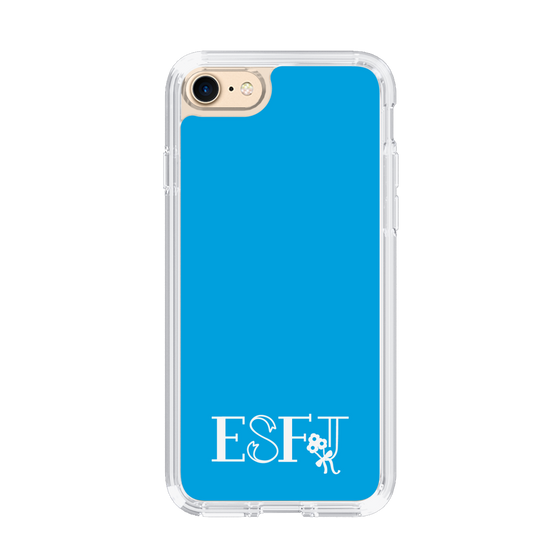 Slim Protection Case［ オリジナル - ESFJ 領事 - アルファベット - Blue ］