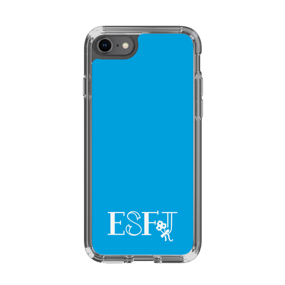 Slim Protection Case［ オリジナル - ESFJ 領事 - アルファベット - Blue ］