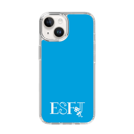 Slim Protection Case［ オリジナル - ESFJ 領事 - アルファベット - Blue ］
