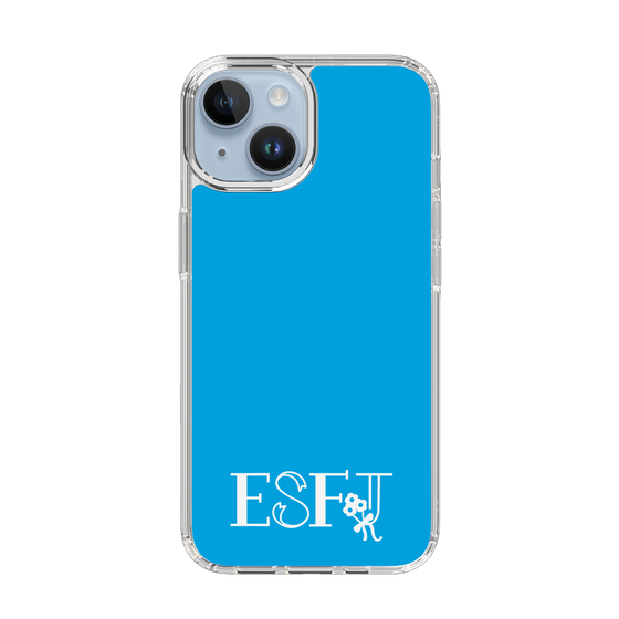 Slim Protection Case［ オリジナル - ESFJ 領事 - アルファベット - Blue ］
