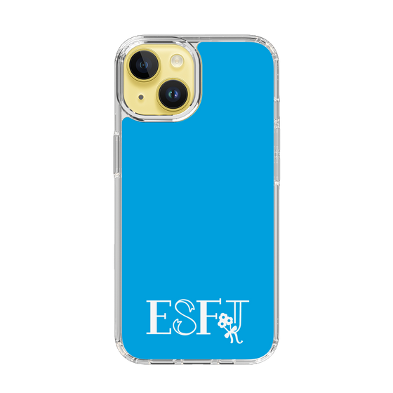 Slim Protection Case［ オリジナル - ESFJ 領事 - アルファベット - Blue ］