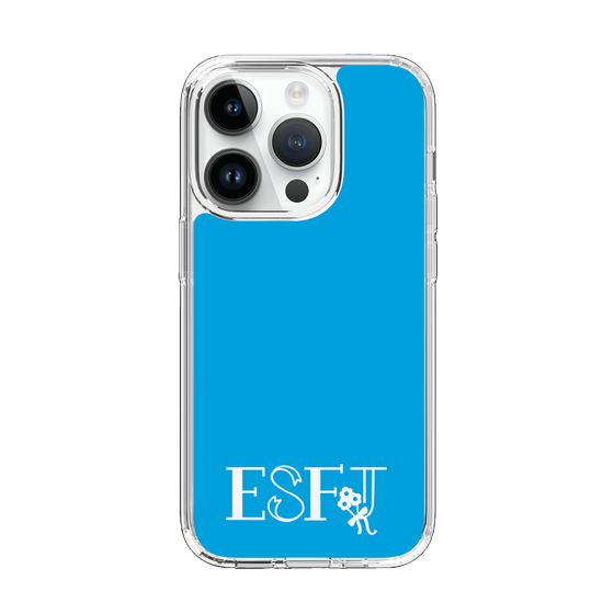 Slim Protection Case［ オリジナル - ESFJ 領事 - アルファベット - Blue ］