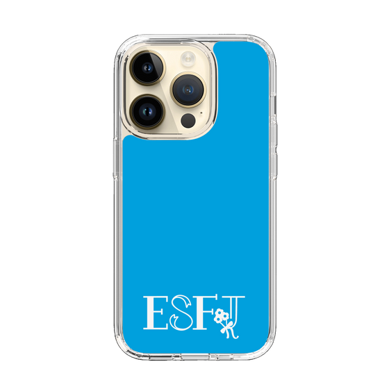 Slim Protection Case［ オリジナル - ESFJ 領事 - アルファベット - Blue ］