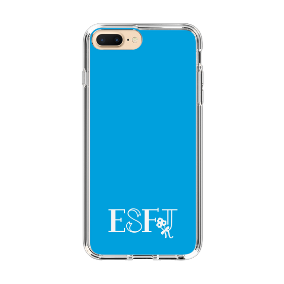 Slim Protection Case［ Original - ESFJ Consul - Alphabet - Blue ］