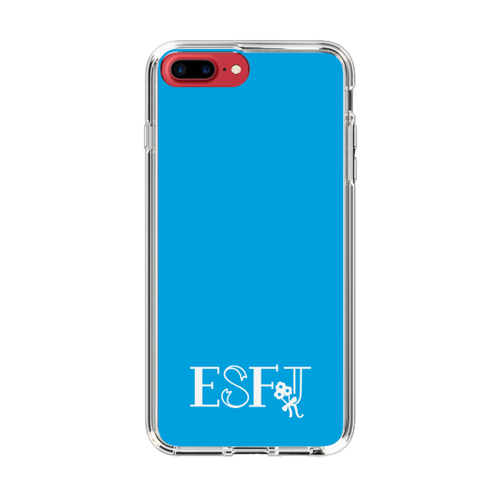Slim Protection Case［ Original - ESFJ Consul - Alphabet - Blue ］