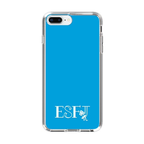 Slim Protection Case［ Original - ESFJ Consul - Alphabet - Blue ］
