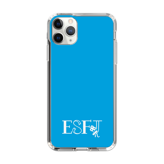 Slim Protection Case［ オリジナル - ESFJ 領事 - アルファベット - Blue ］