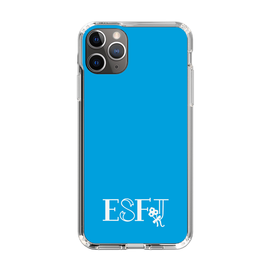 Slim Protection Case［ オリジナル - ESFJ 領事 - アルファベット - Blue ］