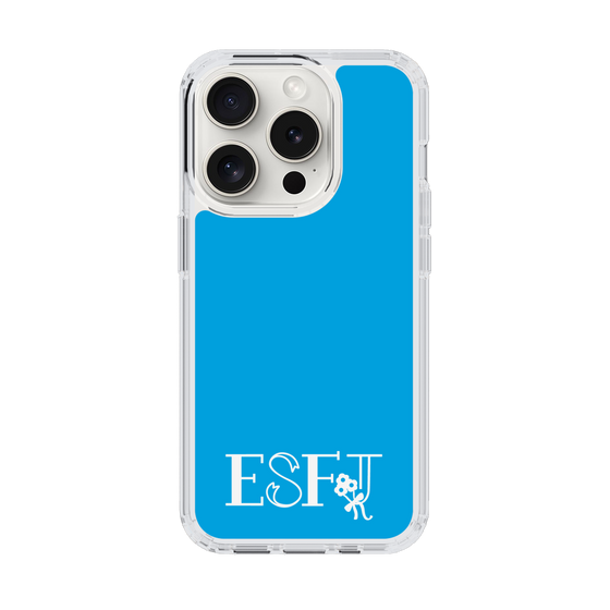 Slim Protection Case［ オリジナル - ESFJ 領事 - アルファベット - Blue ］
