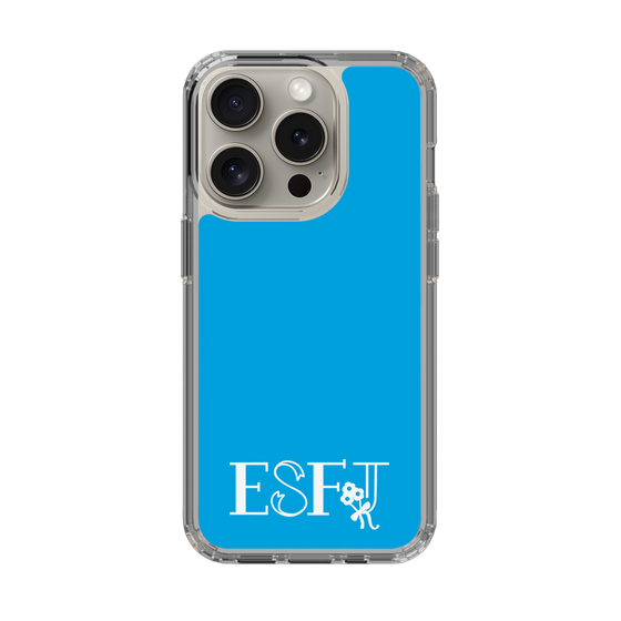 Slim Protection Case［ オリジナル - ESFJ 領事 - アルファベット - Blue ］
