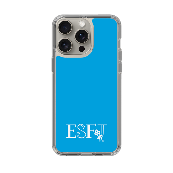 Slim Protection Case［ オリジナル - ESFJ 領事 - アルファベット - Blue ］
