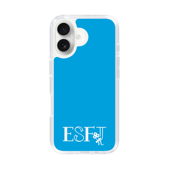Slim Protection Case［ Original - ESFJ Consul - Alphabet - Blue ］