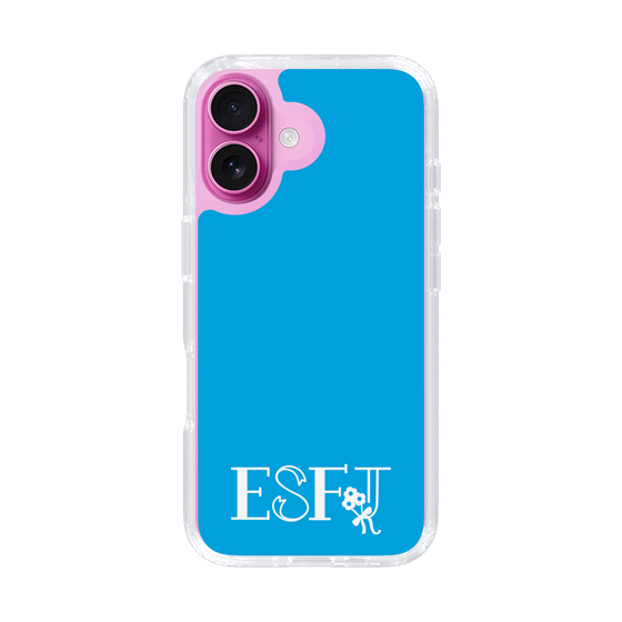 Slim Protection Case［ Original - ESFJ Consul - Alphabet - Blue ］