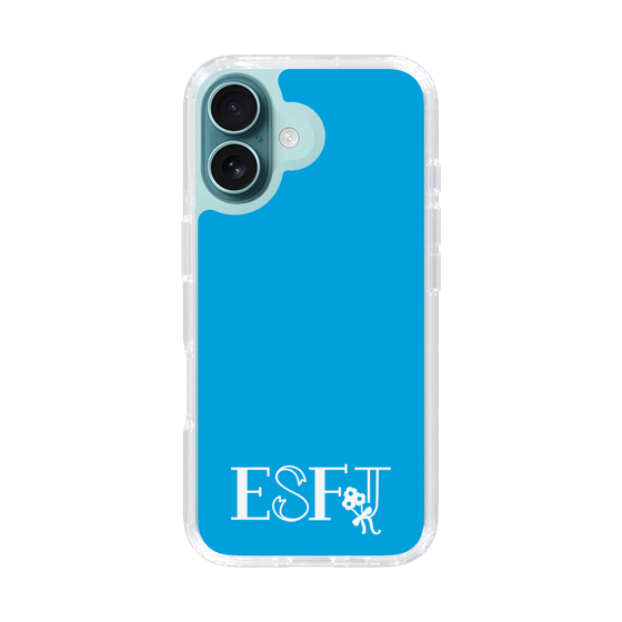 Slim Protection Case［ Original - ESFJ Consul - Alphabet - Blue ］