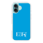 Slim Protection Case［ オリジナル - ESFJ 領事 - アルファベット - Blue ］