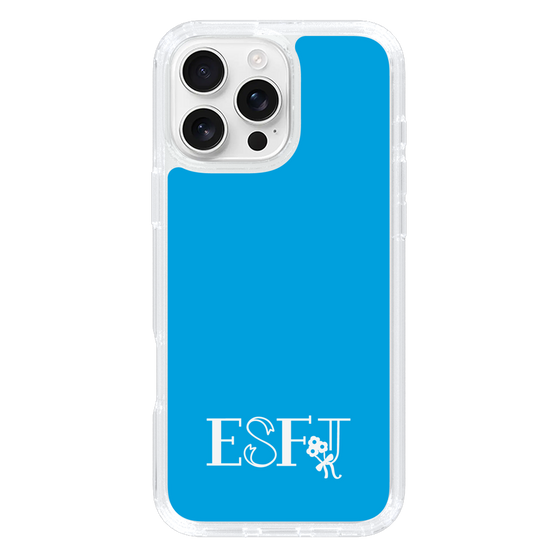 Slim Protection Case［ オリジナル - ESFJ 領事 - アルファベット - Blue ］