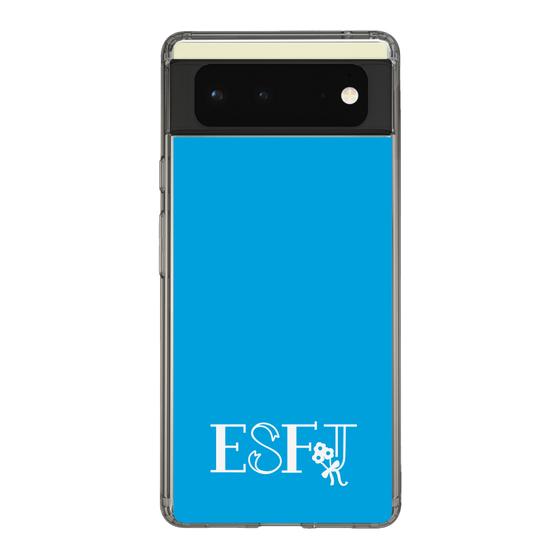 Slim Protection Case［ Original - ESFJ Consul - Alphabet - Blue ］