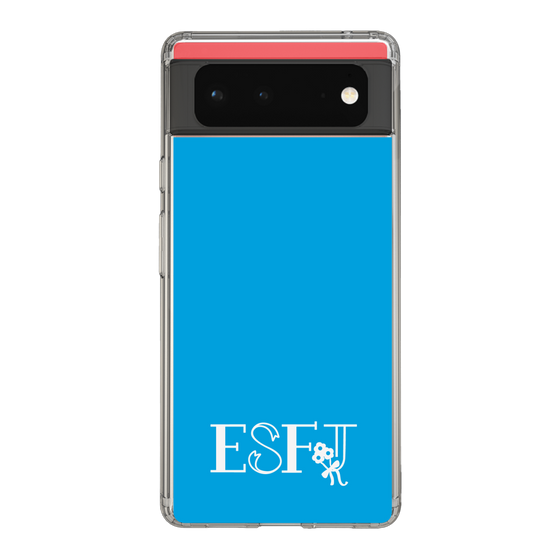 Slim Protection Case［ Original - ESFJ Consul - Alphabet - Blue ］