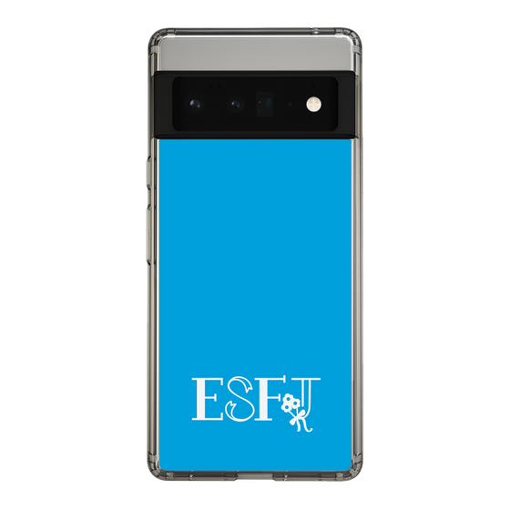 Slim Protection Case［ Original - ESFJ Consul - Alphabet - Blue ］