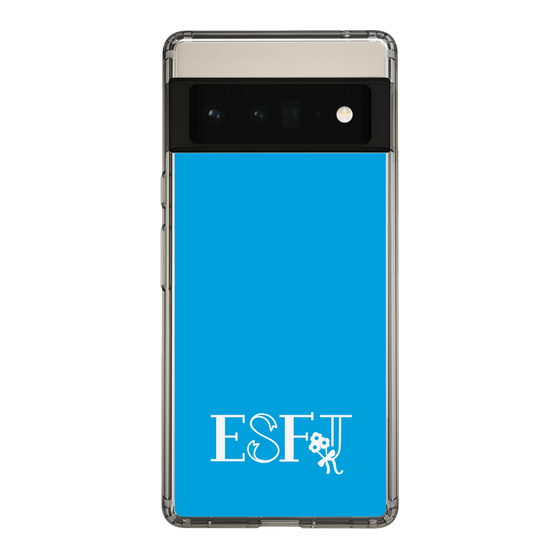 Slim Protection Case［ Original - ESFJ Consul - Alphabet - Blue ］