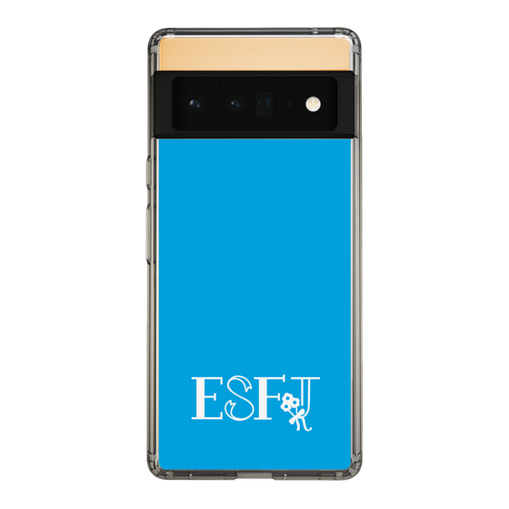 Slim Protection Case［ Original - ESFJ Consul - Alphabet - Blue ］