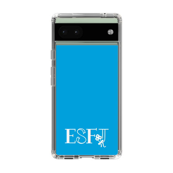 Slim Protection Case［ Original - ESFJ Consul - Alphabet - Blue ］