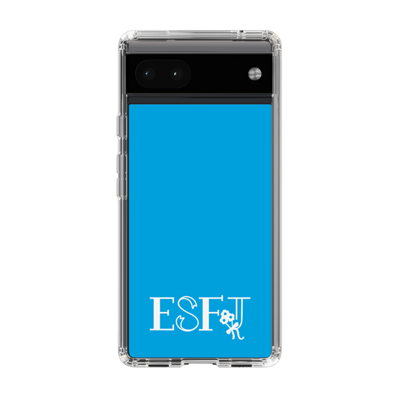 Slim Protection Case［ Original - ESFJ Consul - Alphabet - Blue ］