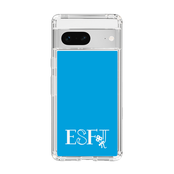 Slim Protection Case［ オリジナル - ESFJ 領事 - アルファベット - Blue ］