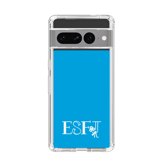 Slim Protection Case［ Original - ESFJ Consul - Alphabet - Blue ］