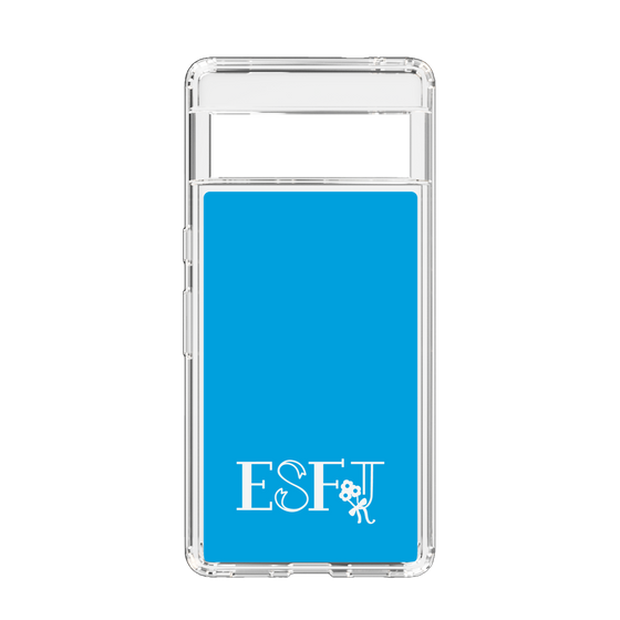 Slim Protection Case［ Original - ESFJ Consul - Alphabet - Blue ］