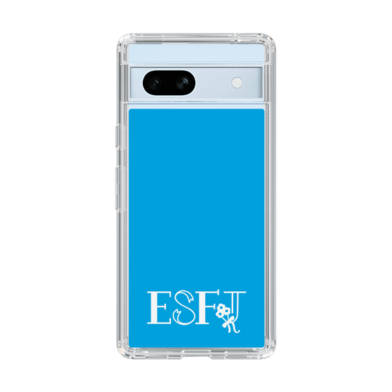 Slim Protection Case［ Original - ESFJ Consul - Alphabet - Blue ］