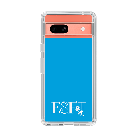 Slim Protection Case［ Original - ESFJ Consul - Alphabet - Blue ］