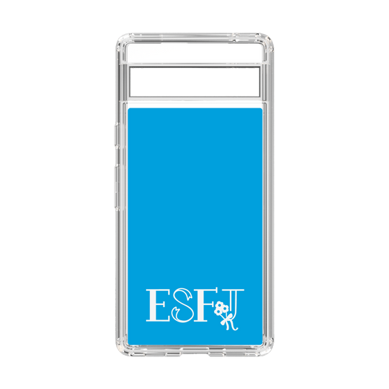 Slim Protection Case［ Original - ESFJ Consul - Alphabet - Blue ］