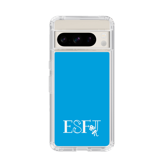 Slim Protection Case［ オリジナル - ESFJ 領事 - アルファベット - Blue ］