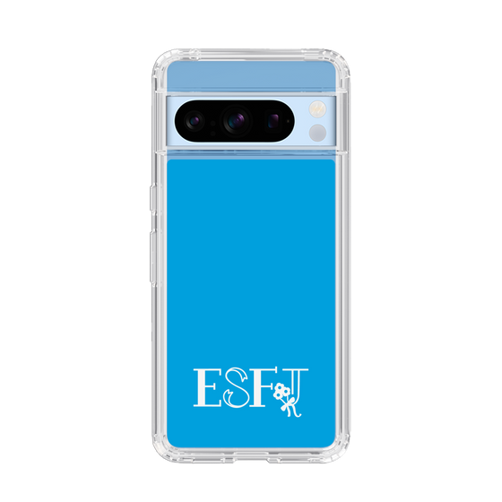 Slim Protection Case［ オリジナル - ESFJ 領事 - アルファベット - Blue ］