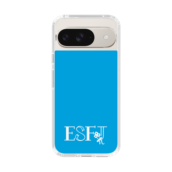 Slim Protection Case［ オリジナル - ESFJ 領事 - アルファベット - Blue ］