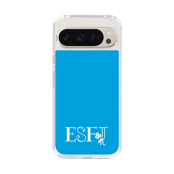 Slim Protection Case［ オリジナル - ESFJ 領事 - アルファベット - Blue ］