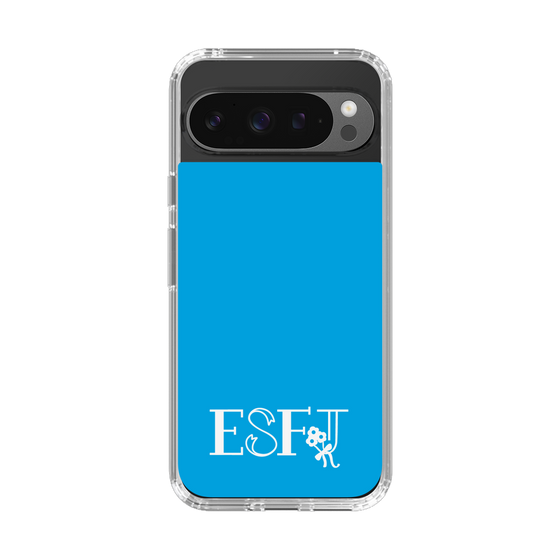 Slim Protection Case［ オリジナル - ESFJ 領事 - アルファベット - Blue ］